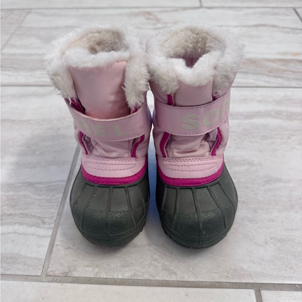 Sorel Pink Winter Boots size 6 toddler